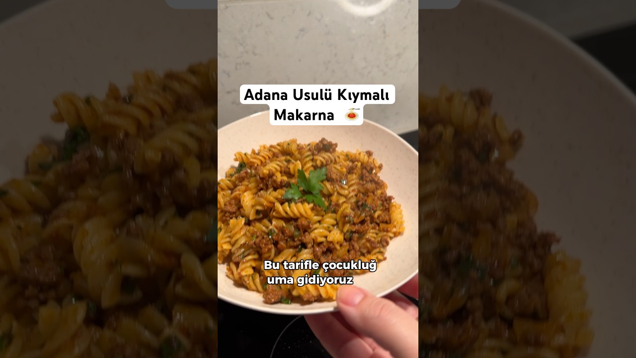 Adana Usulü Kıymalı Makarna | Annemin Tarifleri 🥘 #makarnatarifi #kıymalımakarna Adana Usulü Kıymalı Makarna | Annemin Tarifleri 🥘 #makarnatarifi #kıymalımakarna