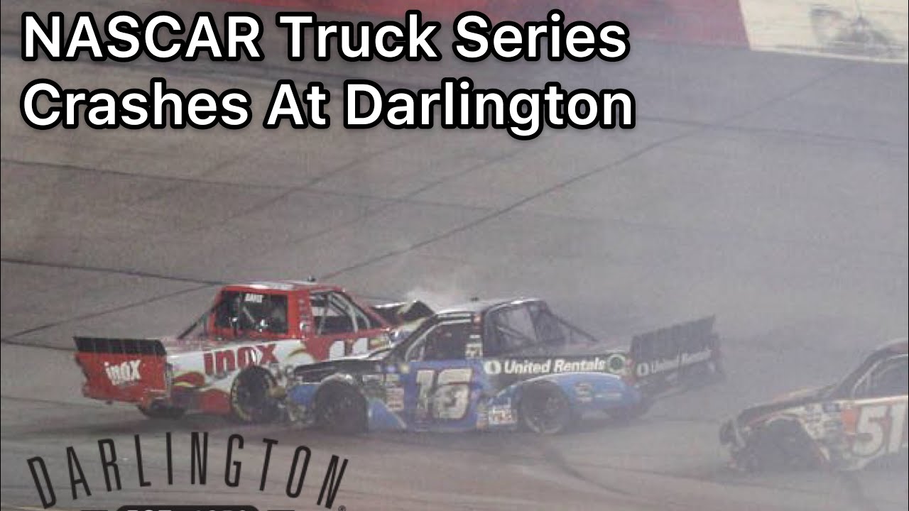 NASCAR Truck Series Crashes at Darlington