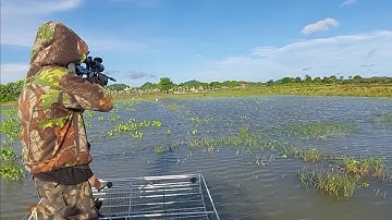 NGABUBURIT DENGAN CARA HUNTING DI DANAU TEMPE | Wija To Wajo | DIY Buatan Ke-2
