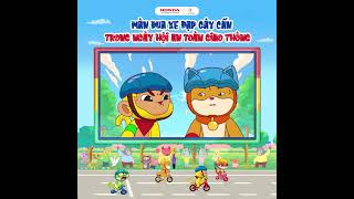 TÔI YÊU VIỆT NAM - VUI GIAO THÔNG -TẬP 26 - MÀN ĐUA XE ĐẠP GÂY CẤN TRONG NGÀY HỘI AN TOÀN GIAO THÔNG
