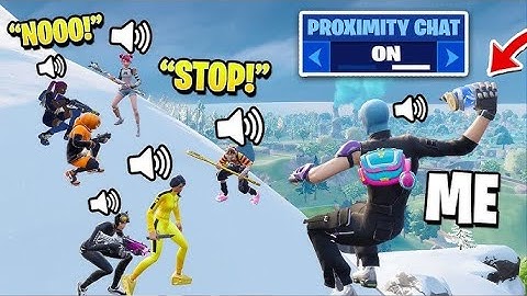PROXIMITY CHAT IN FORTNITE IS ON A DIFFERENT LEVEL (NOT FRIENDLY)