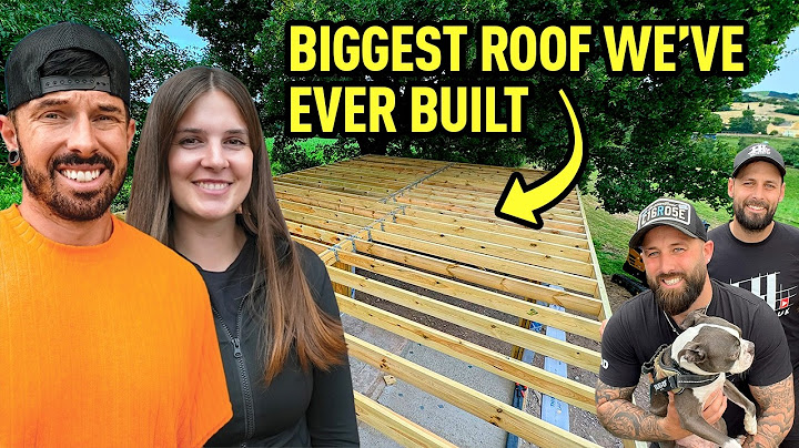 BUILDING MAT ARMSTRONG'S DREAM GARDEN ROOM ROOF | THE PADDOCK