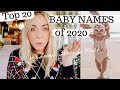 THE HUGE 'BABY NAME HITS' of 2020 (*spoiler* it's not Oliver or Olivia) SJ STRUM Unique Baby Names