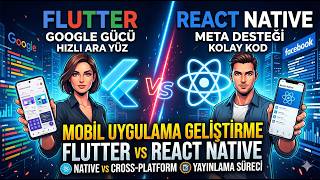 Flutter mı React Native mi? 🚀 Yeni Başlayanlar İçin Mobil Uygulama Geliştirme Rehberi