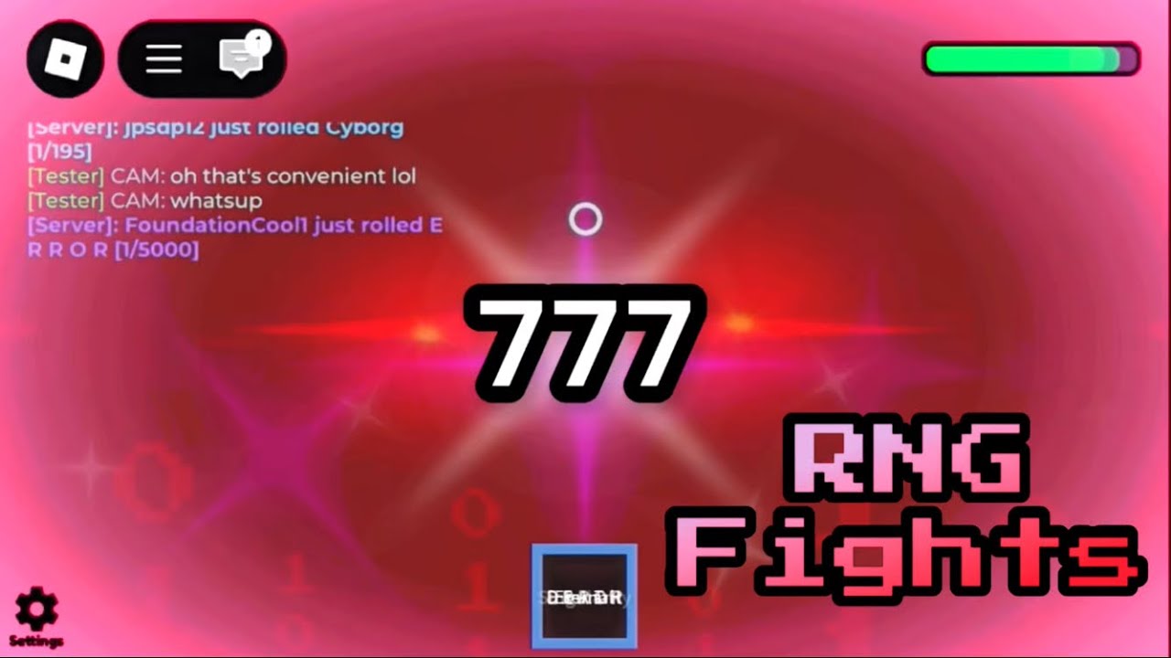 (777 SUB SPECIAL)! One LUCKY DAY, on the most ADDICTIVE gambling game, RNG Fights. | (Roblox)