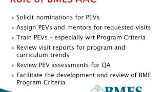 BME ABET Program Criteria and Assessment