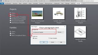 How to start a bim project in revit