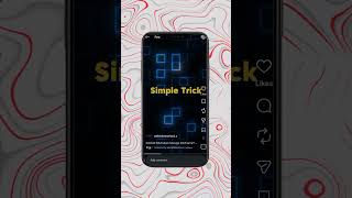 Instagram likes hide karne ka secret 😳🔥#shorts #instagramtrick #viral