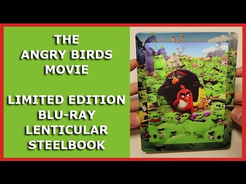 THE ANGRY BIRDS MOVIE - LIMITED LENTICULAR 3D BLU-RAY STEELBOOK