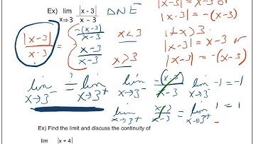 Limits with Absolute Value Functions