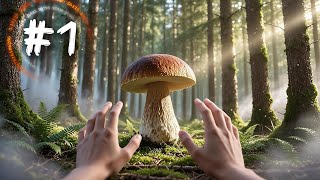 картинка: ЗАНУРСЯ в КАЗКОВУ ПОДОРОЖ Карпатським Лісом по Гриби 🍄‍🟫 | POV | ASMR