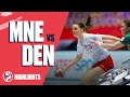 Highlights | Montenegro vs Denmark | Preliminary Round | Women's EHF EURO 2020