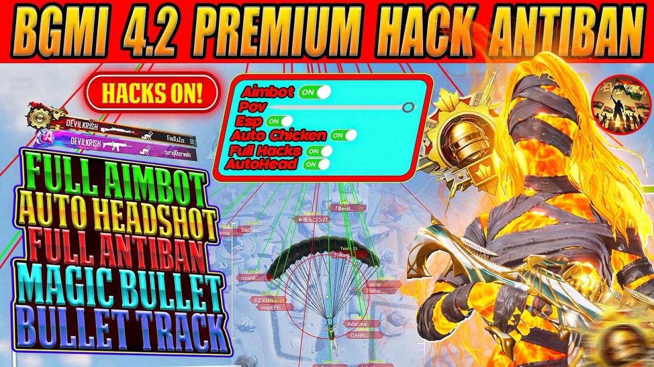 BGMI HACK MOD APK 4.2 FREE | BGMI ESP HACK KAISE KARE | BGMI NEW HACK TODAY | HOW TO HACK BGMI 4.2