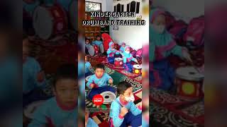 KINDERGARTEN DRUMBAND TRAINING #shorts #drumband #kindergarten  #kids