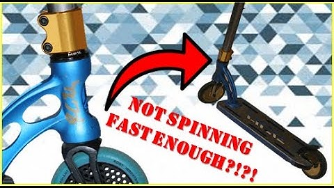 Scooter not Spinning Fast Enough??? FIX IT NOW!!! (how to grease your headset) - scooterX