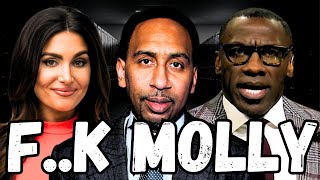 Stephen A Smith Goes Off On Molly Qerim For Constantly Interrupting Him On First Take