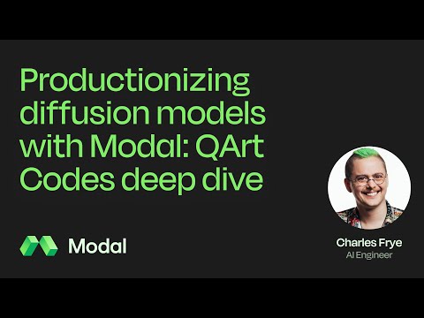 Productionizing diffusion models with Modal: QArt Codes deep dive