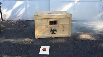 Scariest Monster-in-a-Box Halloween Prop - Testing