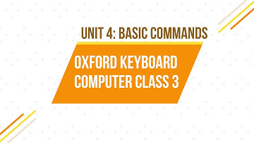 K Turtle Command | Oxford Keyboard | Computer | Unit 4 | Class 3