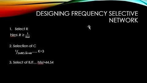 RC PHASE SHIFT OSCILLATOR PART-II (DERIVATION AND DESIGNING)