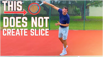Pronation Does NOT Create Slice | Tennis Serve Technique