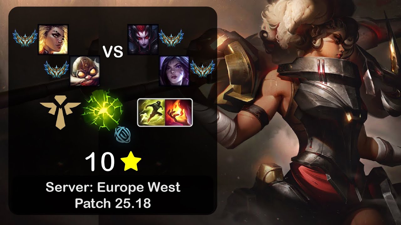 Rell Support + Corki vs Elise + Kai'Sa - EUW Challenger - Patch 25.18