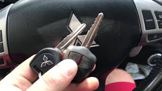Авто ключ Mitsubishi изготовление авто ключей