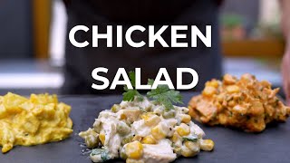 Chicken salad - Step-by-step (incl. 3 variations)