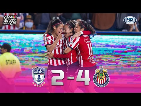 ¡PARTIDAZO! Licha Cervantes sella la victoria en la ida | Pachuca 2-4 Guadalajara | Liga Femenil MX