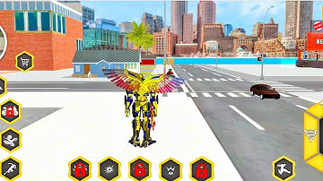 Flying Pigeon Robot Car Game - Android Gameplay