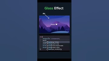 blur effect in css || glass effect css #css #ytshorts #html #bootstrap