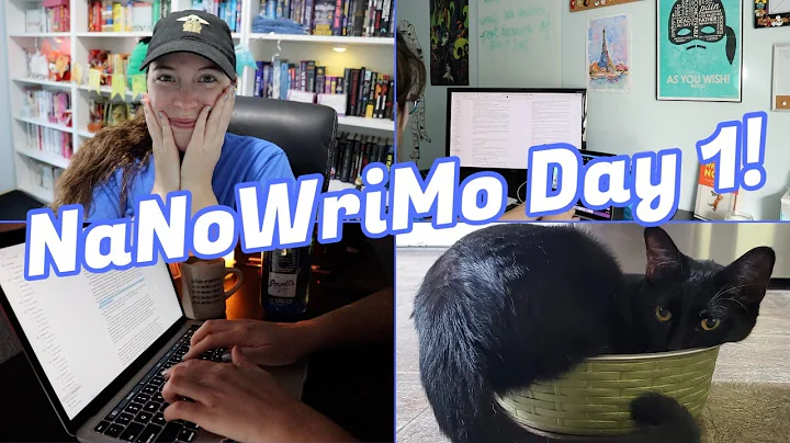 NaNoWriMo Day 1 | a writing vlog!