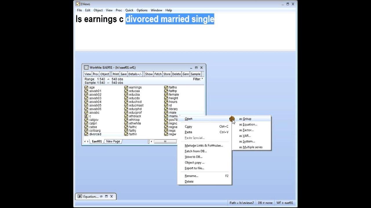 Eviews 7 How to interpret intercept dummy variables and the dummy