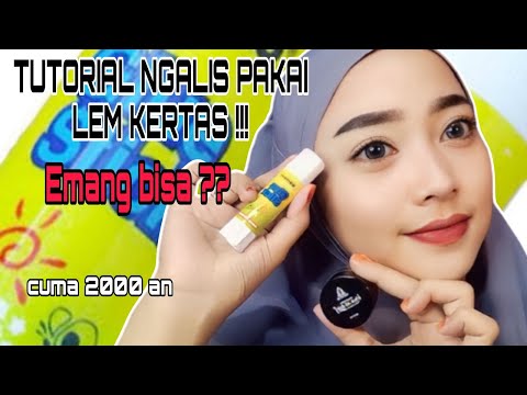 TUTORIAL ALIS PAKAI LEM KERTAS|| ALIS RAPI MUDAH DIBENTUK || INDAH NIRMALA