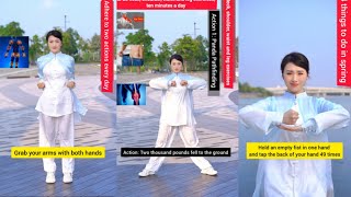 Qi Gong Best Exercises For Neck, shoulder, waist and leg exercises | Healthy Life | Tai Chi Waner