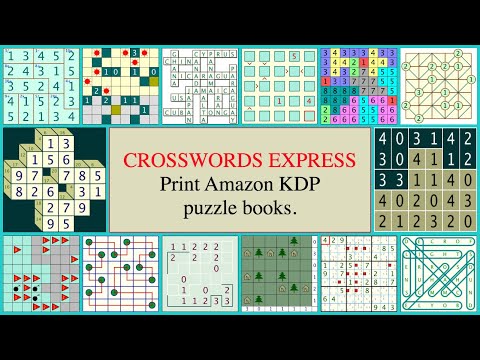Creating Amazon KDP Puzzle Books Filled With Puzzles Created By Crossword Express.