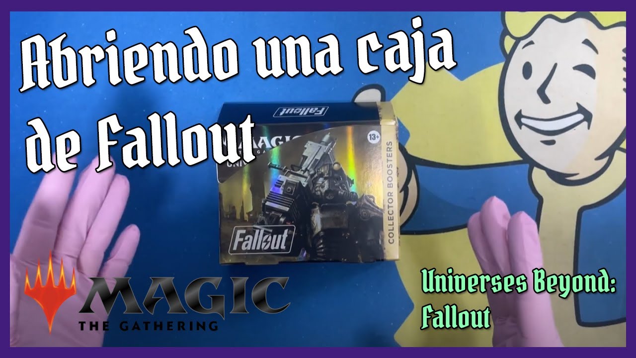 Abriendo caja collector [Fallout: Universes Beyond] Magic The Gathering