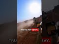 The cartel builds tanks. The army burns them.