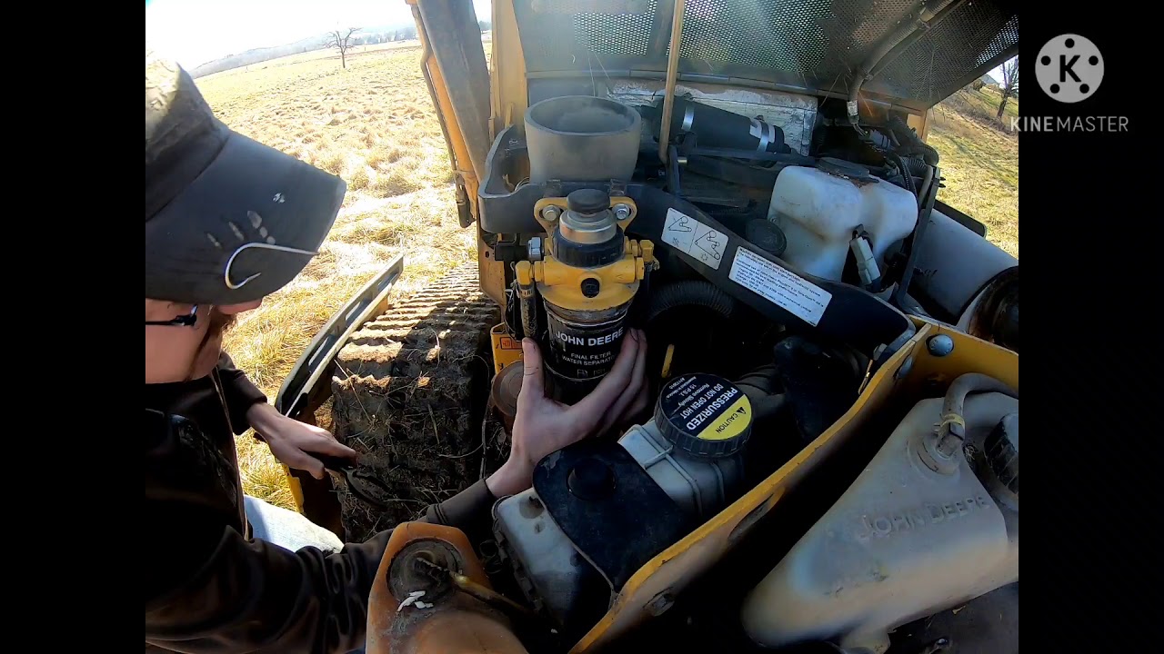 Routine Maintenance on my John Deere 329D skid steer YouTube