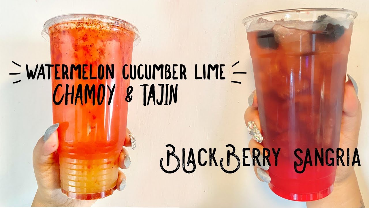 How to make Herbalife Loaded Tea Watermelon Cucumber lime w/ Chamoy