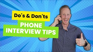 BEST Phone Interview Tips - How to Prepare with SAMPLE Practice Questions!