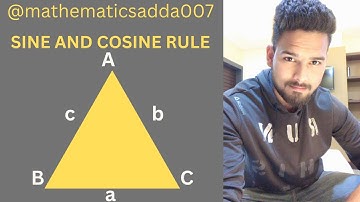 Sine rule |cosine rule |sine and cosine rule|sine rule and Circumradius|Geometry@Shyamajus-classes
