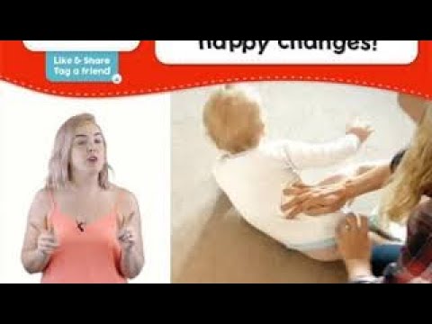 How to stop baby rolling over during diaper change with an anti roll changing mat The Wriggler