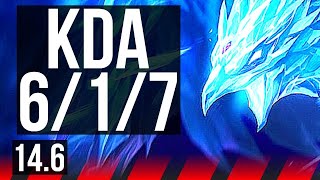 ANIVIA vs RUMBLE (TOP) | 6/1/7, 1500+ games | EUW Master | 14.6