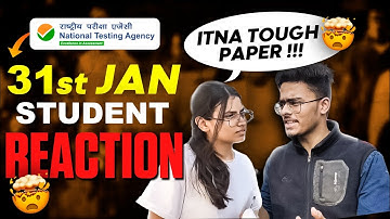 JEE Mains 2023 - 31st January 1st shift Student Reaction | 🤯 JEE Mains Cutoff? | IIT Motivation #iit