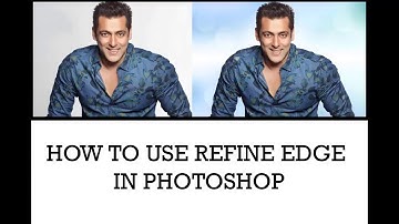 Photoshop cc 2017 how to use "Refine edge" properly