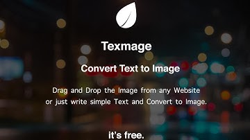 Texmage - Convert text to image