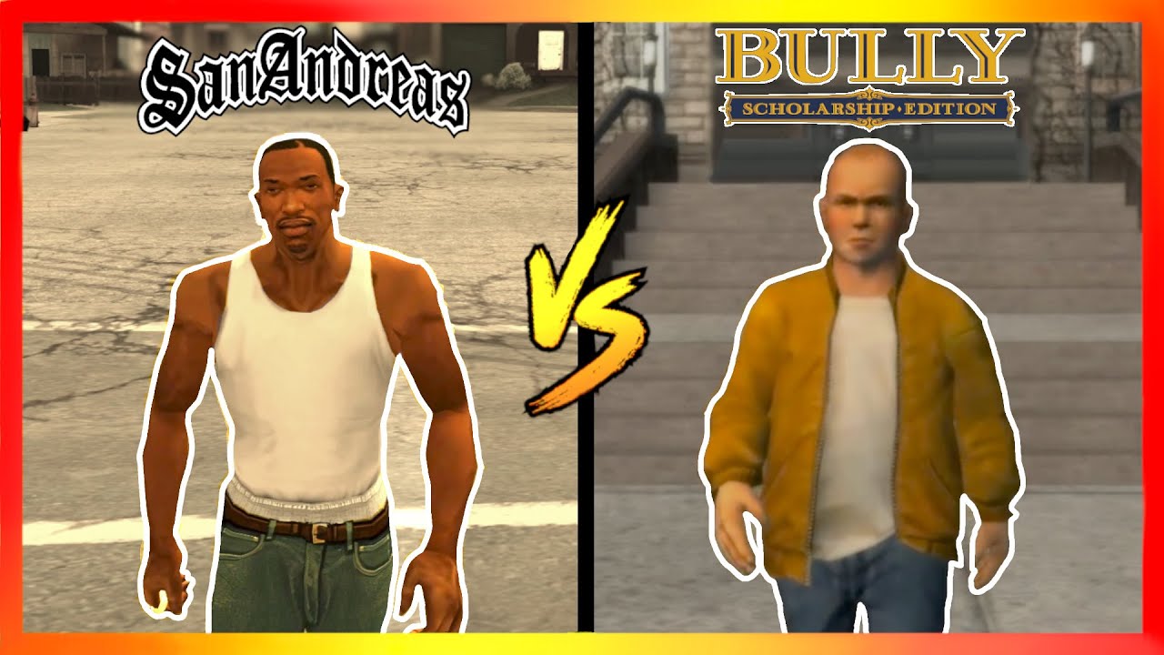 GTA San Andreas vs. Bully | Ultimate Face-Off! 🔥 (Physics, A.I. & Details Comparison)