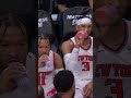 Jalen Brunson Urging Kings Fans To Boo Josh Hart! 🤣👎| #Shorts