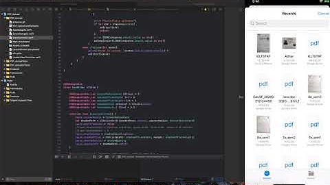 Uploading PDF Files iOS [Swift 5 Alamofire SwiftyJSON]